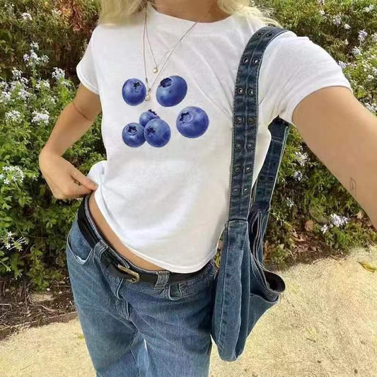 Blueberry Baby Tee